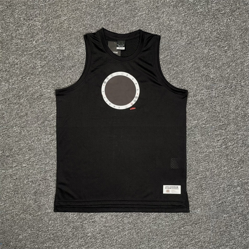 Muška bezrukavna košarkaška majica s mrežastom materijalom, brzo sušenje, natpis slovima, 88% poliester