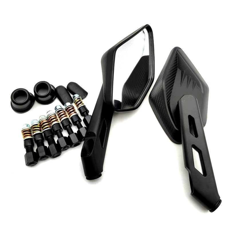 Motorkerékpár és robogó visszapillantó tükör, ABS ház, négyszögletes tükör, JB-Mirror 123