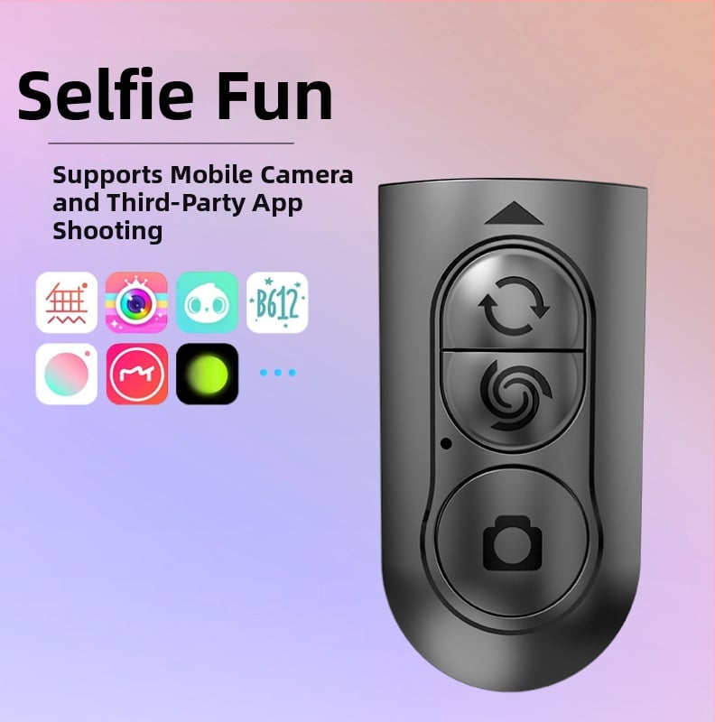 Telecomandă Bluetooth pentru telefon – Model L&Q&C, Bluetooth 4.0, ABS, Greutate 15