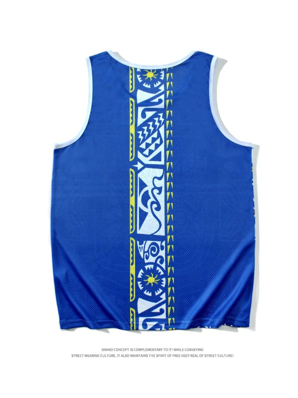 Košarkaški dres bez rukava s prugama - slobodan kroj, 95% poliester, brzo sušenje, prozračan, originalni dizajn