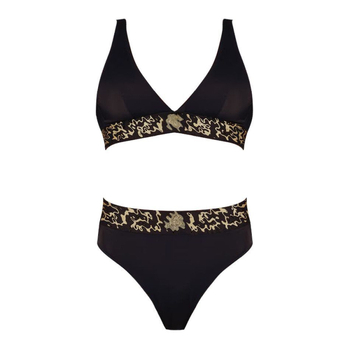 Dvodijelni bikini set s jastučićima za grudi, bez čelične potporne trake, najlon 80%, donji dio: briefs