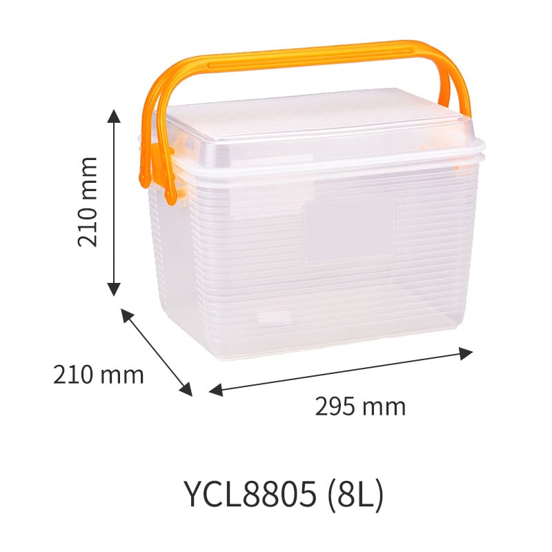 Prijenosna PP plastična kutija za skladištenje, 20–30 L, otporna na prašinu, višenamjenska, model CL8012