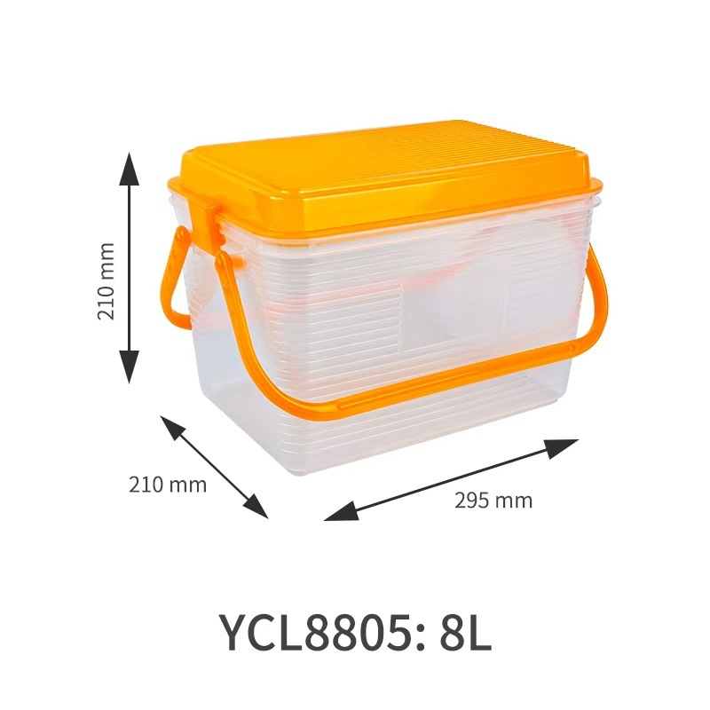Prijenosna PP plastična kutija za skladištenje, 20–30 L, otporna na prašinu, višenamjenska, model CL8012