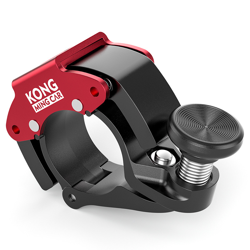 Claxon pentru bicicletă ROCES KONG-280, aliaj de aluminiu, design mini ascuns, destinat MTB și bicicletelor de drum