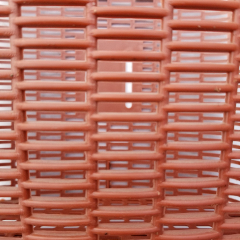Koš za bicikl, plastični, retro imitacija ratana, sklopni, unisex