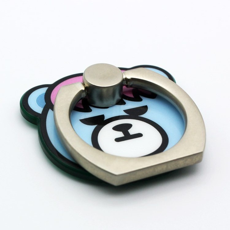 Suport pentru telefon Sunrise cu inel — aliaj, stil desen animat, model anime, pentru orice scenă