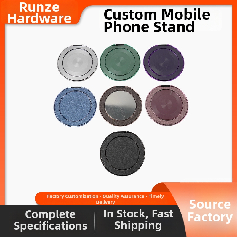 Stolni držač za telefon s 360° rotacijom, bežično punjenje, metalni disk s ljepljivim stražnjim dijelom – univerzalni (RZ007, Moisturizing)