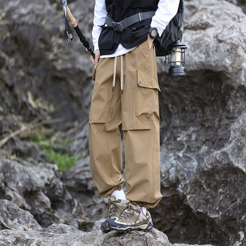 Pantaloni unisex de drumeție impermeabili, poliester, model K881, potriviți pentru primăvară și toamnă