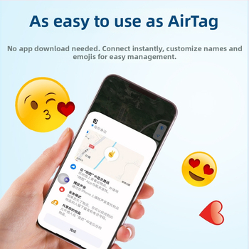 Tracker Bluetooth antipierdere cu sunet - carcasă ABS compactă, baterie 210mAh, rază 10–50 m, greutate 8 g