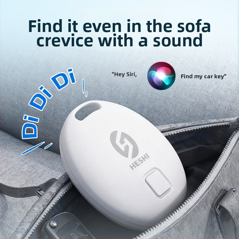 Tracker Bluetooth antipierdere cu sunet - carcasă ABS compactă, baterie 210mAh, rază 10–50 m, greutate 8 g