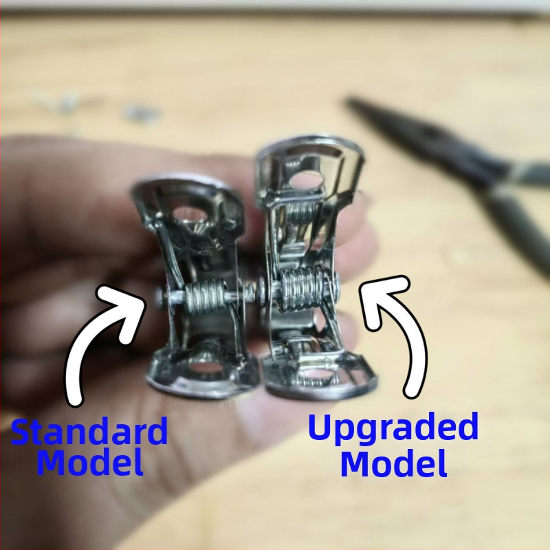 Κλιπ στέγνωσης ρούχων, ανοξείδωτο ατσάλι, μοντέλο A2715, μη αναδιπλούμενο, 100 τεμάχια