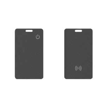 Tracker ultra-subțire de card cu încărcare wireless anti-pierdere, model K-35, baterie 240 mAh, carcasă ABS, navigație pe hartă