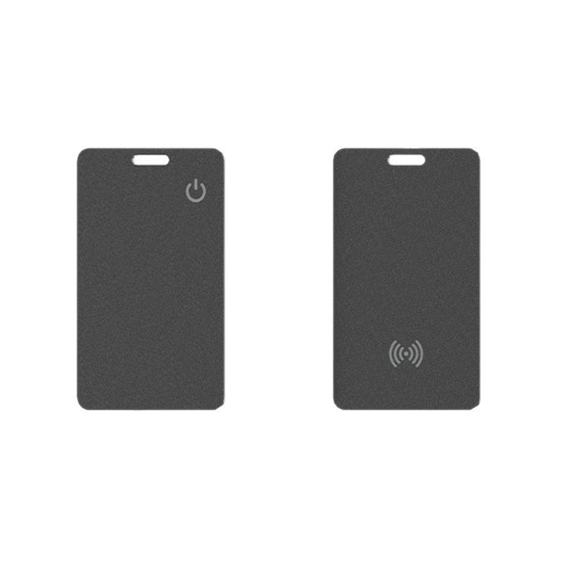 Tracker ultra-subțire de card cu încărcare wireless anti-pierdere, model K-35, baterie 240 mAh, carcasă ABS, navigație pe hartă