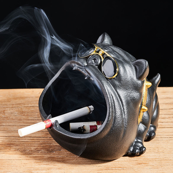 Cenușar ceramic, decorativ, modelul D57785, reutilizabil