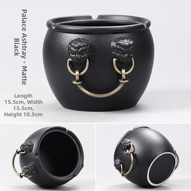 Cenușar ceramic, decorativ, modelul D57785, reutilizabil