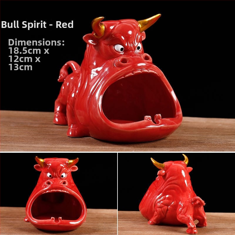 Cenușar ceramic, decorativ, modelul D57785, reutilizabil