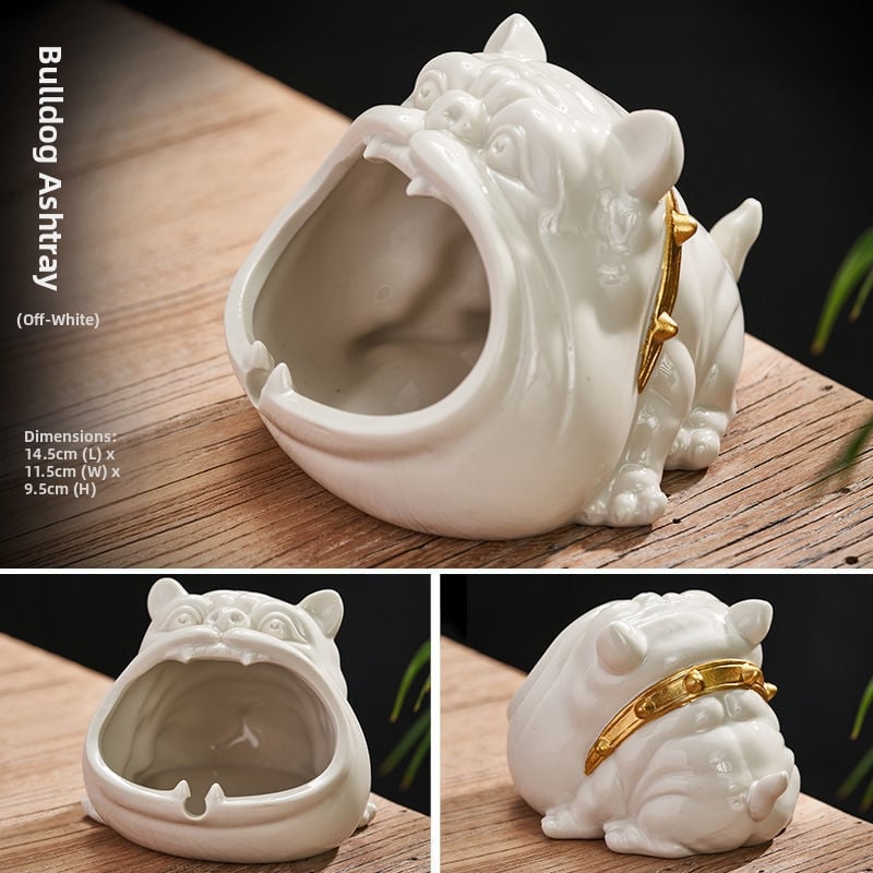 Cenușar ceramic, decorativ, modelul D57785, reutilizabil