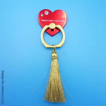 Držač za prsten na telefon, srcolikog oblika, cinkovog legura, rotirajući univerzalni stalak