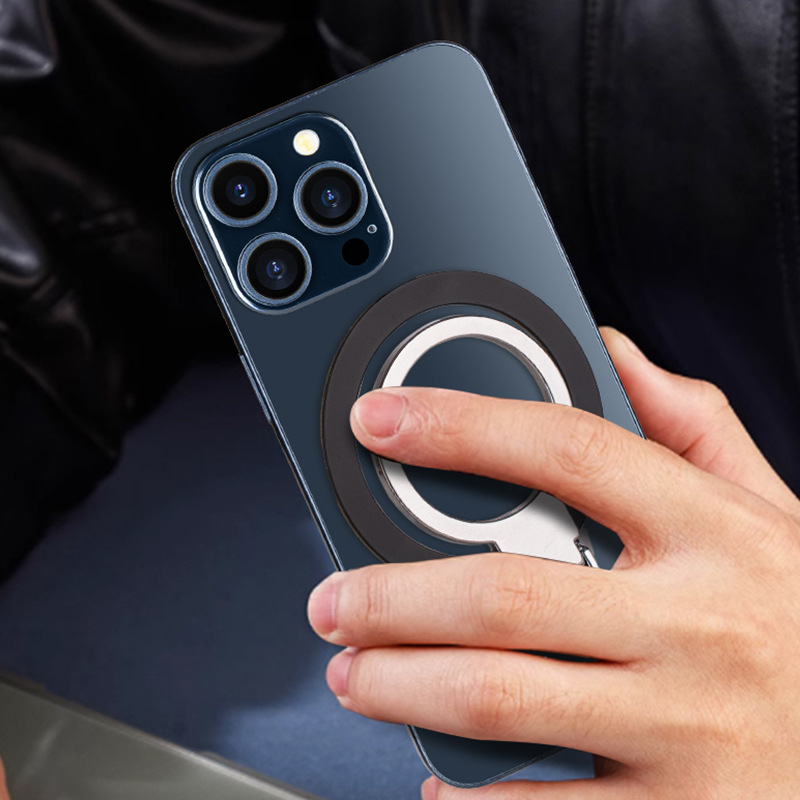 Ultra-tanki MagSafe držač za automobil i stolni držač za telefon, metalni, univerzalni, Ning yi branda, podrška prilagodbi