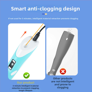 Detská 3D tlačová ceruzka – vysoká teplota, ABS materiál, DIY-priateľská, Pai ah bear, vek 7–14 rokov