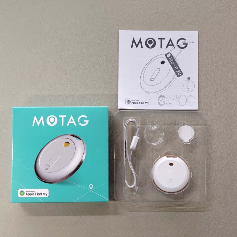 Motag локатор против загуба с GPS проследяване, батерия 230 mAh, корпус ABS + алуминева сплав, ключодържател