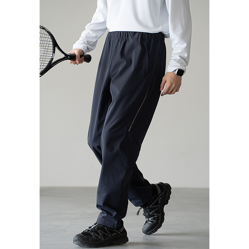 Muške outdoor softshell hlače, vodootporne i otporne na vjetar, fleec podstava, tkanina Nylon 84% / Spandex 16%, srednji pojas, vezica, straight kroj, zima 2025