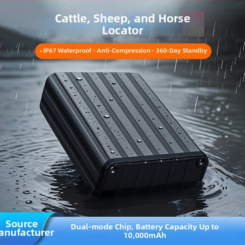 MB29 Sledovač pre zvieratá na obojok — GPS/Beidou, realtime lokalizácia, 10000mAh batéria, posielanie informácií, upozornenie na sledovanie, pre dobytok, ovce, kone a domáce zvieratá