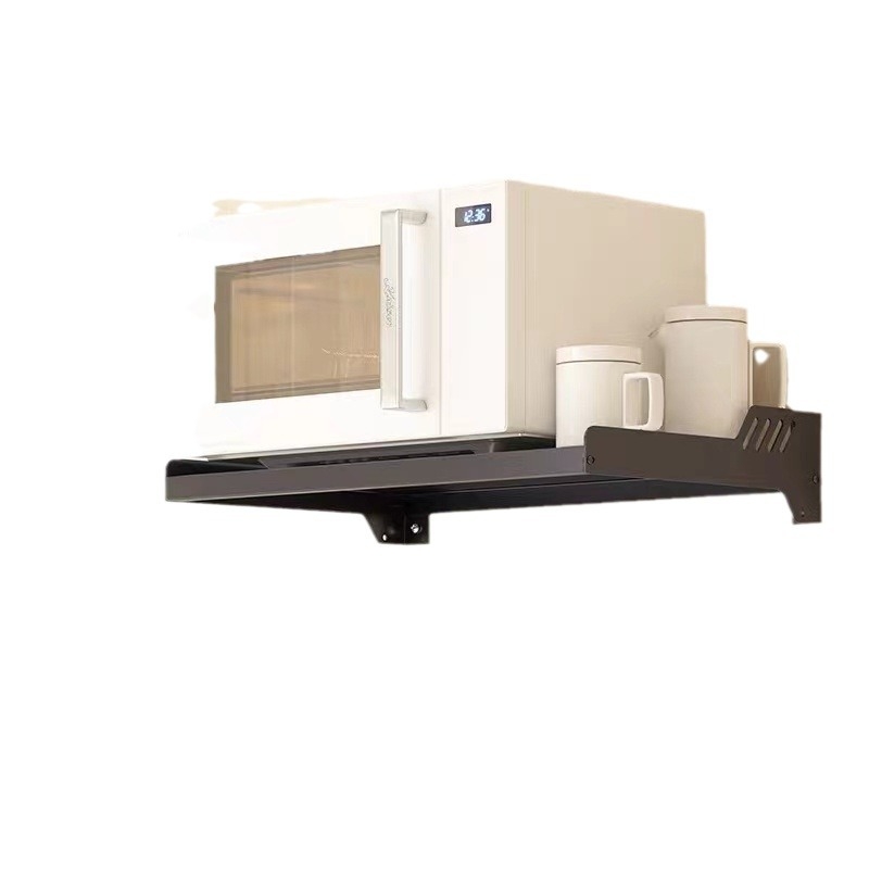 Nástenný stojan na mikrovlnnú rúru — kov, značka Love Carrie, model Microwave oven rack, štýl moderná jednoduchosť, spracovanie: prispôsobené vzorky