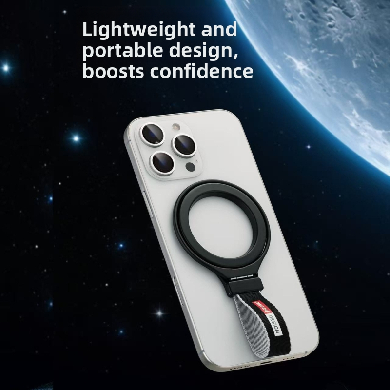 Metalni držač za telefon s prstenom i magnetskim stalkom za stolom, univerzalni dizajn