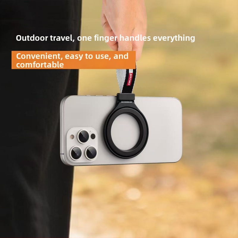 Metalni držač za telefon s prstenom i magnetskim stalkom za stolom, univerzalni dizajn