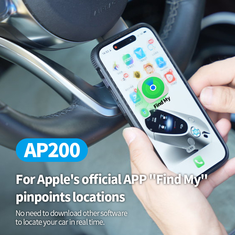 AP200 iOS GPS автомобилно зарядно устройство локатор с презареждаща се батерия