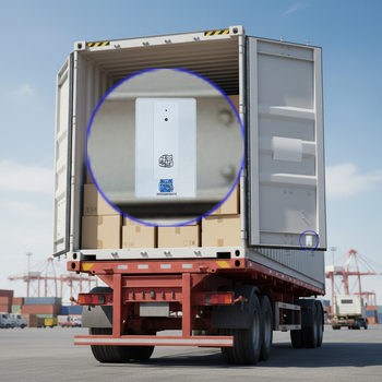 Контейнер GPS тракер с точност на позициониране 100 м, 365-дневна батерия, IP66 водоустойчив, Google Maps, аларми: вибрация, мобилен, ограда