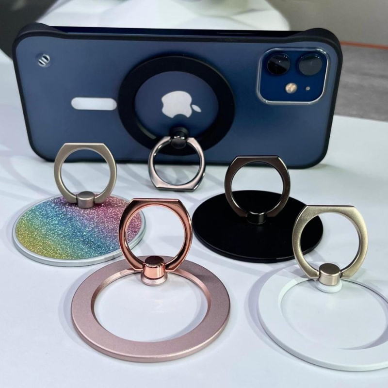 MagSafe stolni držač s magnetskim prstenom i zračnim jastučićem za iPhone 14 – MIGMAG, legura, univerzalno