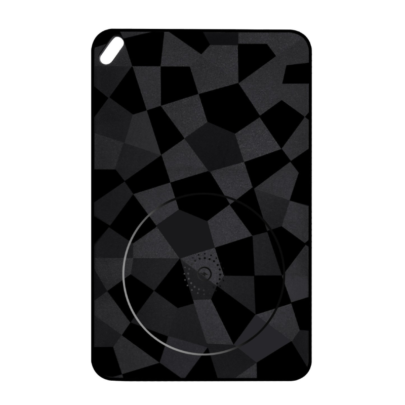 Duálny systém karty peňaženka – inteligentný hľadač predmetov (iOS/Android), 170mAh batéria, ABS/PC puzdro, rozmery 80×50×2.6mm, 11g, bezdrôtové nabíjanie