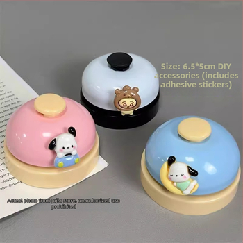 Karikaturalan zvončić s ručnim pritiskanjem, legura metala, pojedinačno pakirano