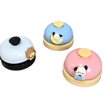 Karikaturalan zvončić s ručnim pritiskanjem, legura metala, pojedinačno pakirano