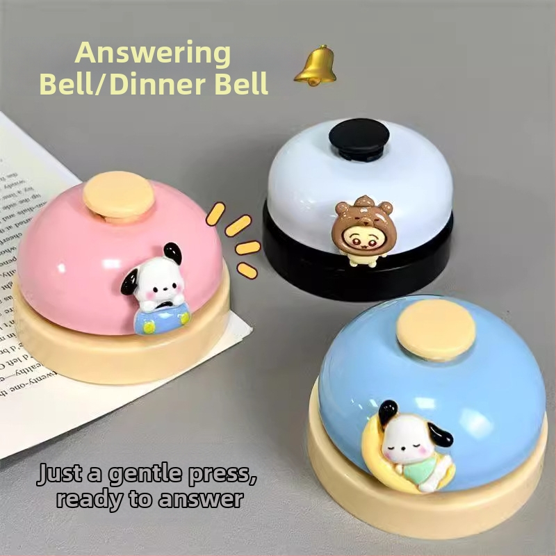 Karikaturalan zvončić s ručnim pritiskanjem, legura metala, pojedinačno pakirano