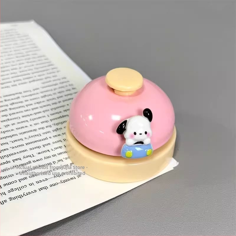 Karikaturalan zvončić s ručnim pritiskanjem, legura metala, pojedinačno pakirano