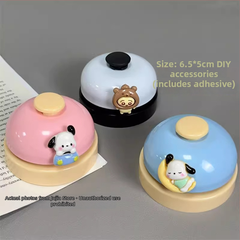 Karikaturalan zvončić s ručnim pritiskanjem, legura metala, pojedinačno pakirano