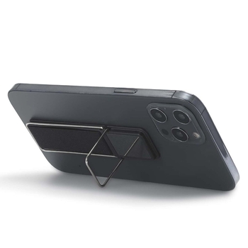 Държач за телефон и таблет със сгъваема настолна стойка и ремък за китка – противохлъзгащ, универсален, пластмасов