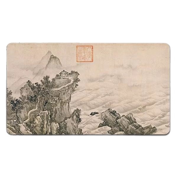 Офис подложка за бюро – гумена, антихлъзгаща, термопечат, национален стил