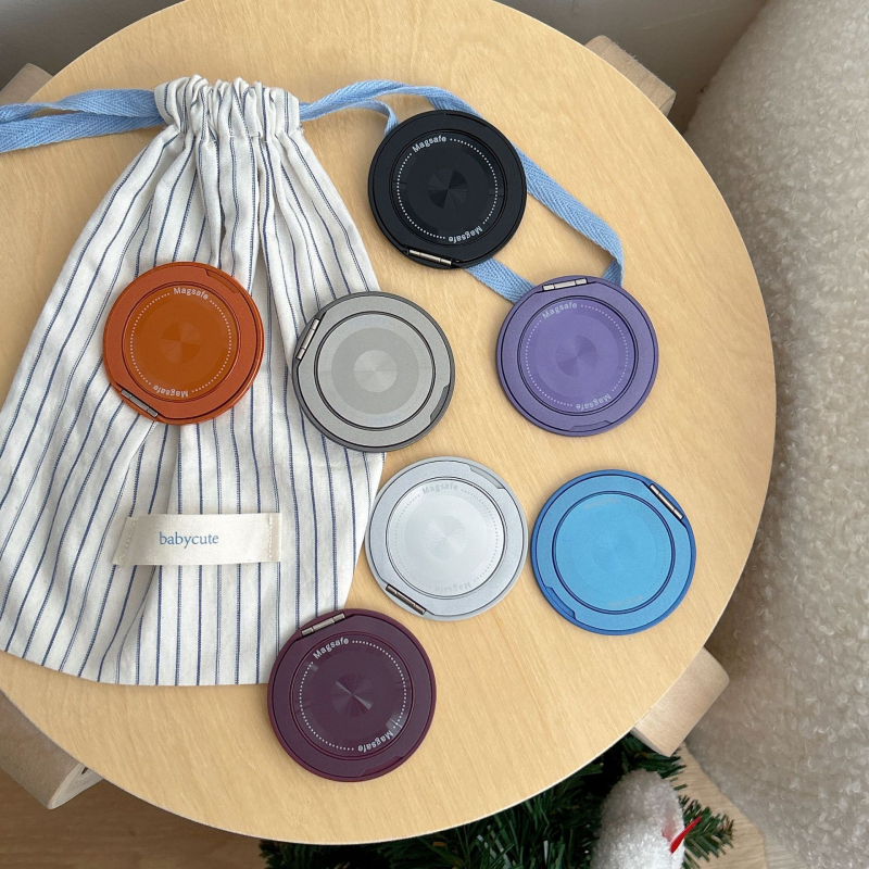 Suport magnetic pentru telefon - braț rotativ de 360°, suport metalic de birou, universal