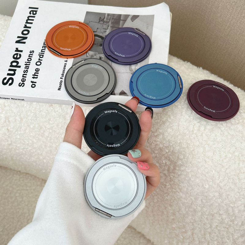 Suport magnetic pentru telefon - braț rotativ de 360°, suport metalic de birou, universal