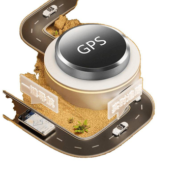 Locaționer fără fir pentru poziționarea vehiculului electric – urmărire GPS, rază 1 m, baterie 1, material PC, compatibil iOS