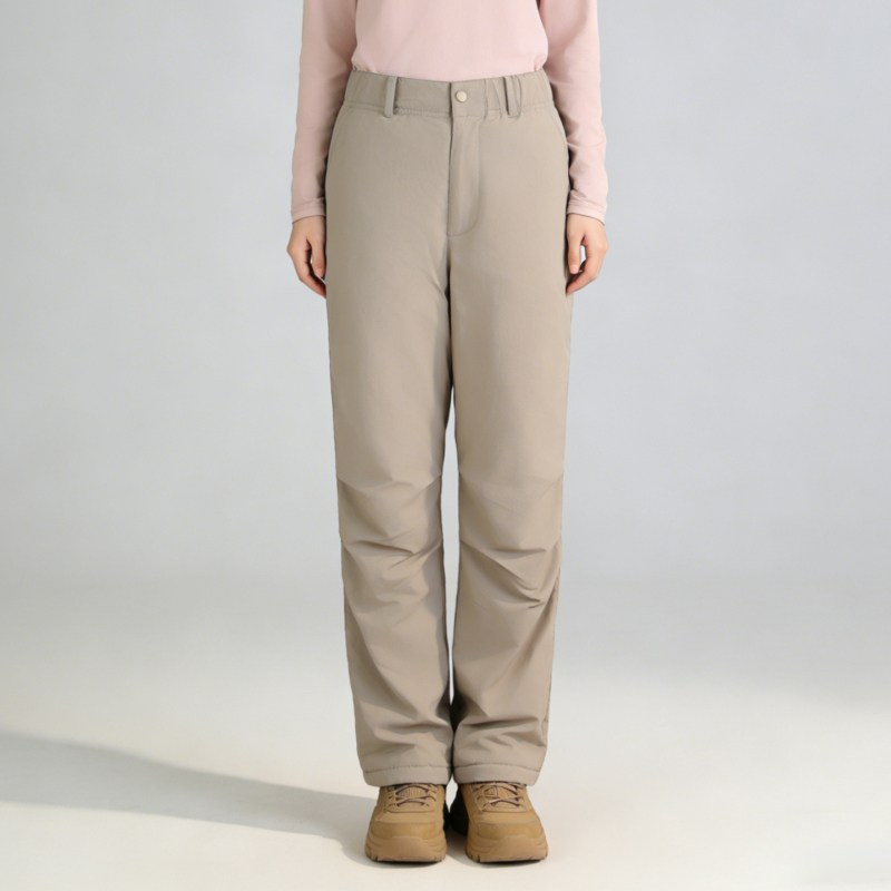 Pantaloni pentru femei din poliester, model solid, lungi, pentru iarnă, primăvară și toamnă