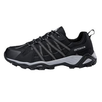 Pantofi de drumeție unisex, din plasă respirabilă, talpă din cauciuc rezistentă și talpă intermediară din cauciuc, gleznă joasă