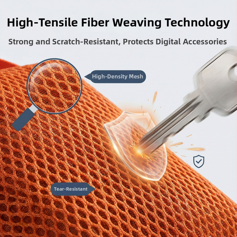 Torba za pohranu elektroničkih proizvoda, kubni oblik, model D-89, poliester, prijenosna, japanski stil