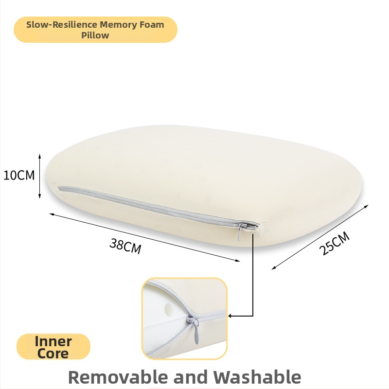 Jastuk od memorijske pjene, oblačasti minimalistički dizajn (Model LR-1204 • Debljina: 10 cm • Težina: 430 g • Materijal: memorijska pjena)