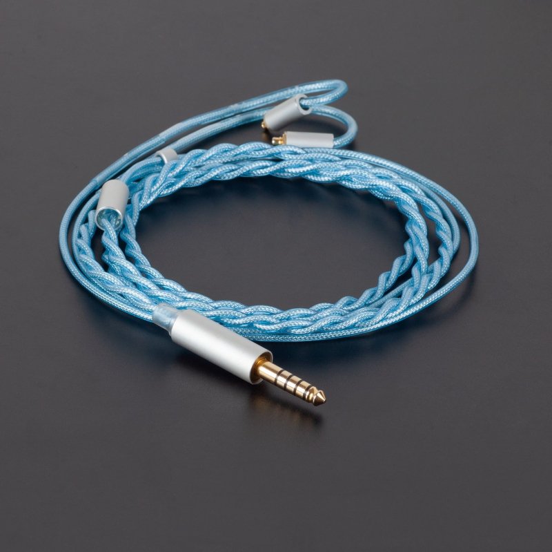 Xinrun MMCX kabel za slušalice – koaksijalna linija, srebrno-platirani bakreni vodovi, bakreni vodiči, 30 g, IS9001 certifikat