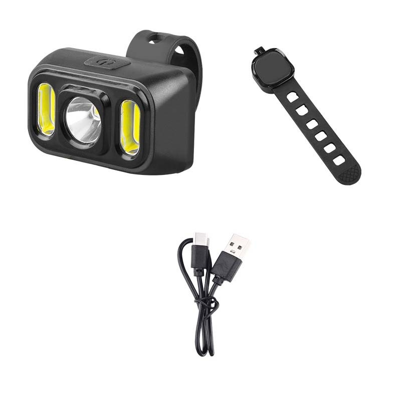 Prednja svjetiljka za MTB, Type-C punjiva LED+COB za vanjsku vožnju